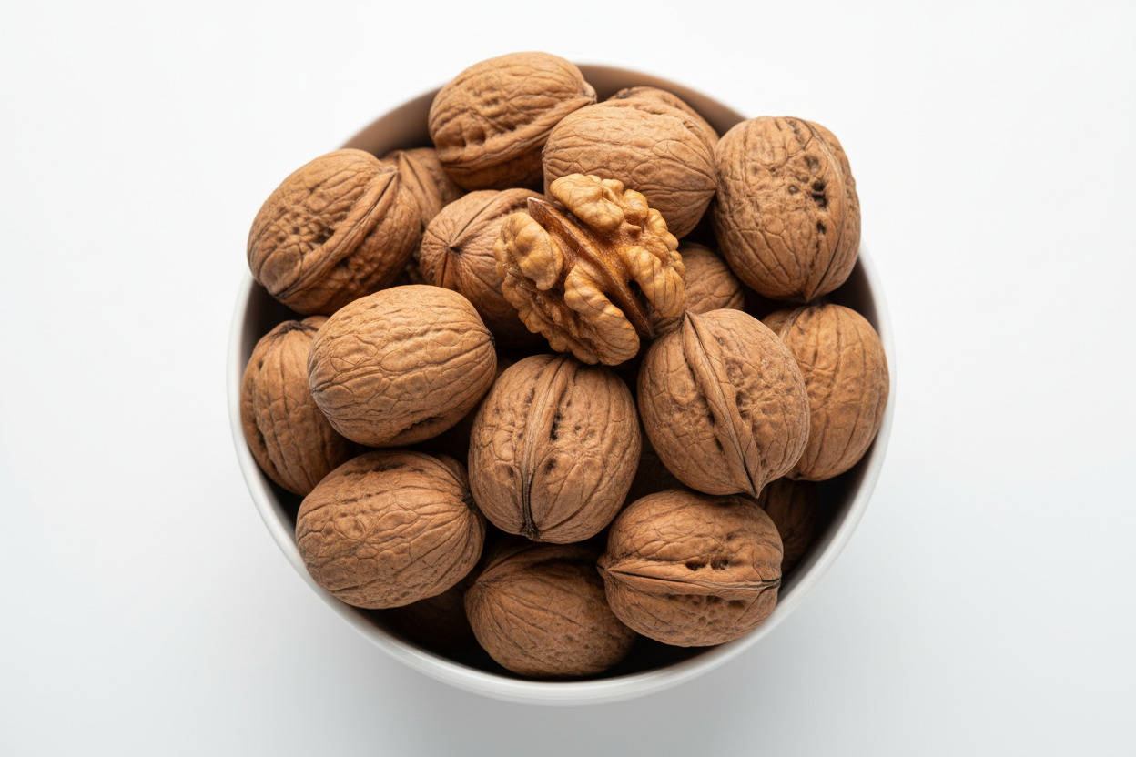 walnut whole in a bowl
